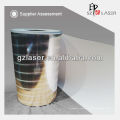 Holographic laser silver film for laminated with wrapping paper roll